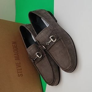 Steve Madden Donnel Croc Embossed Loafer